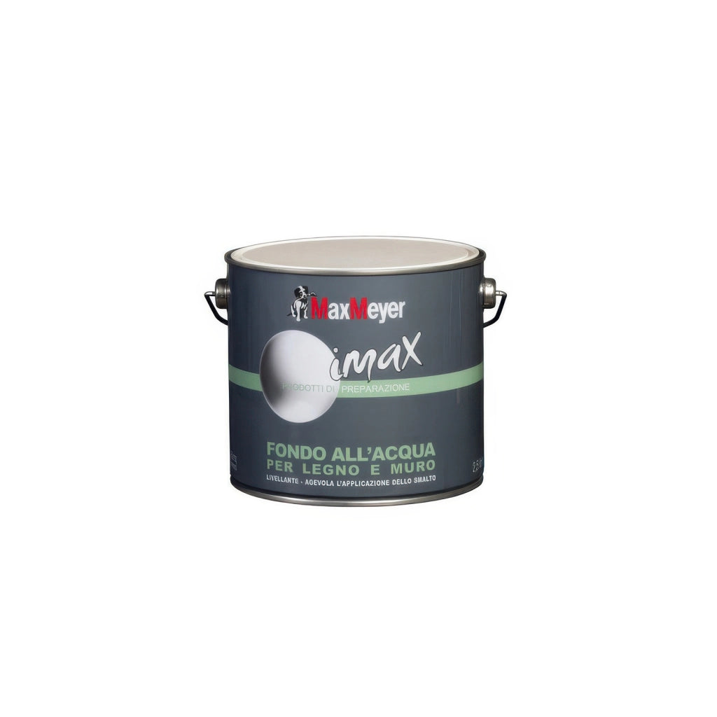 Fondo all'Acqua Max Meyer 2,5 L Acrilico Riempitivo per Legno e Muro Carteggiabile