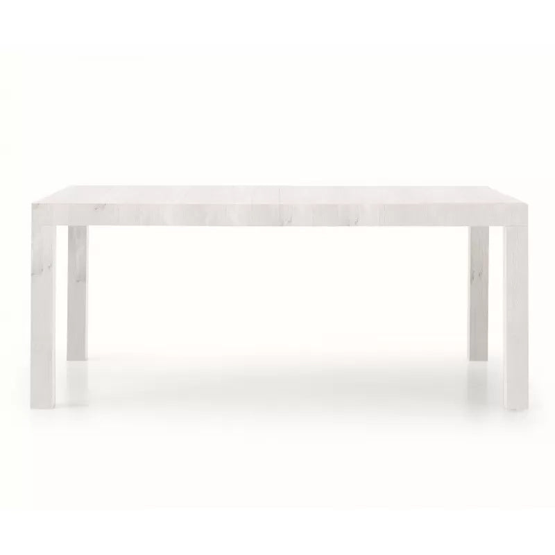 Tavolo rettangolare allungabile bianco misure l.160 p.90 h.77 (657) - Mobili 2G
