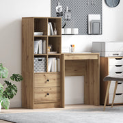 Scrivania con spazio di archiviazione Rovere Artisan Legno ingegnerizzato