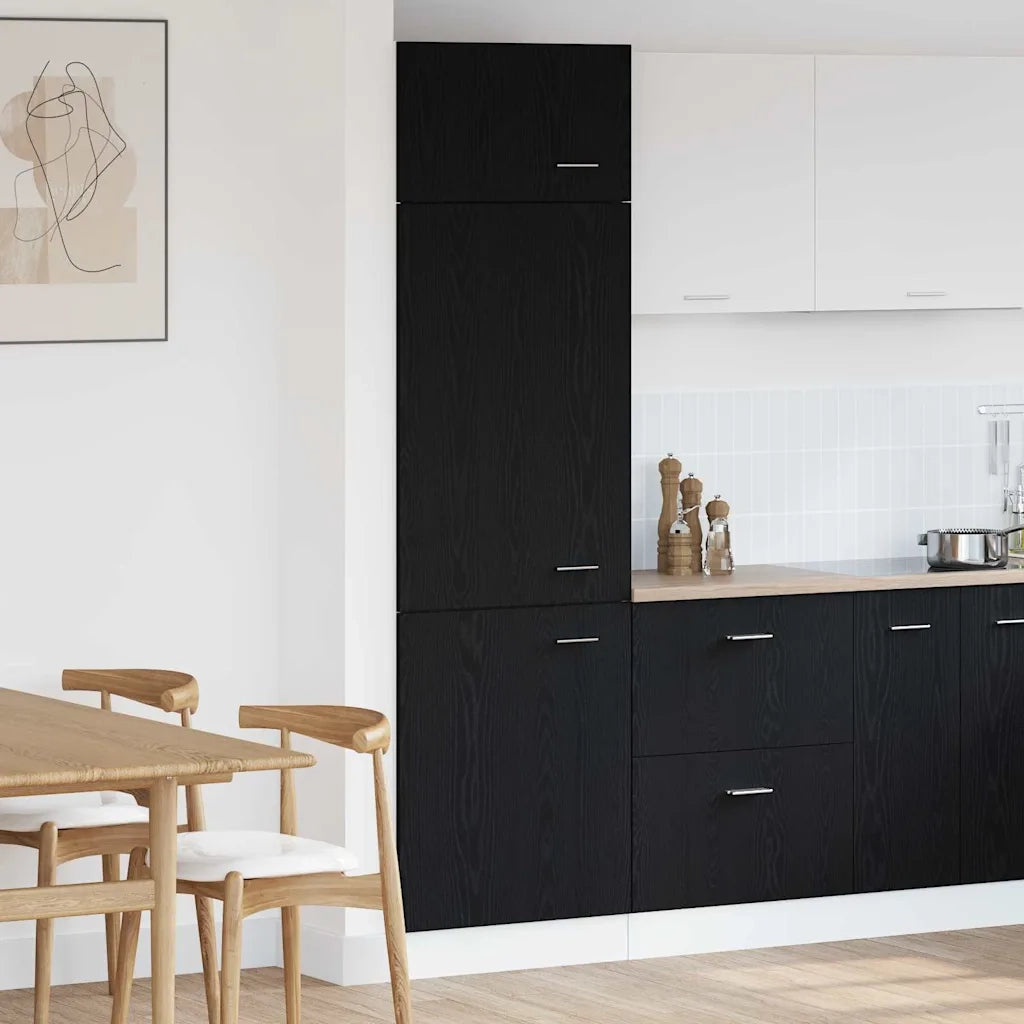 Armadio pensile Lyon Rovere Nero 60 x 31 x 207 cm