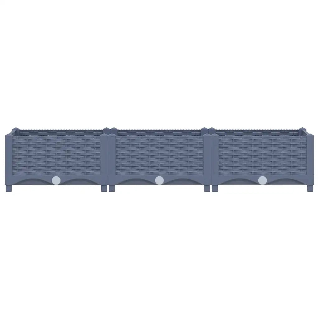 Fioriera Rialzata 120x40x23 cm in Polipropilene 310399