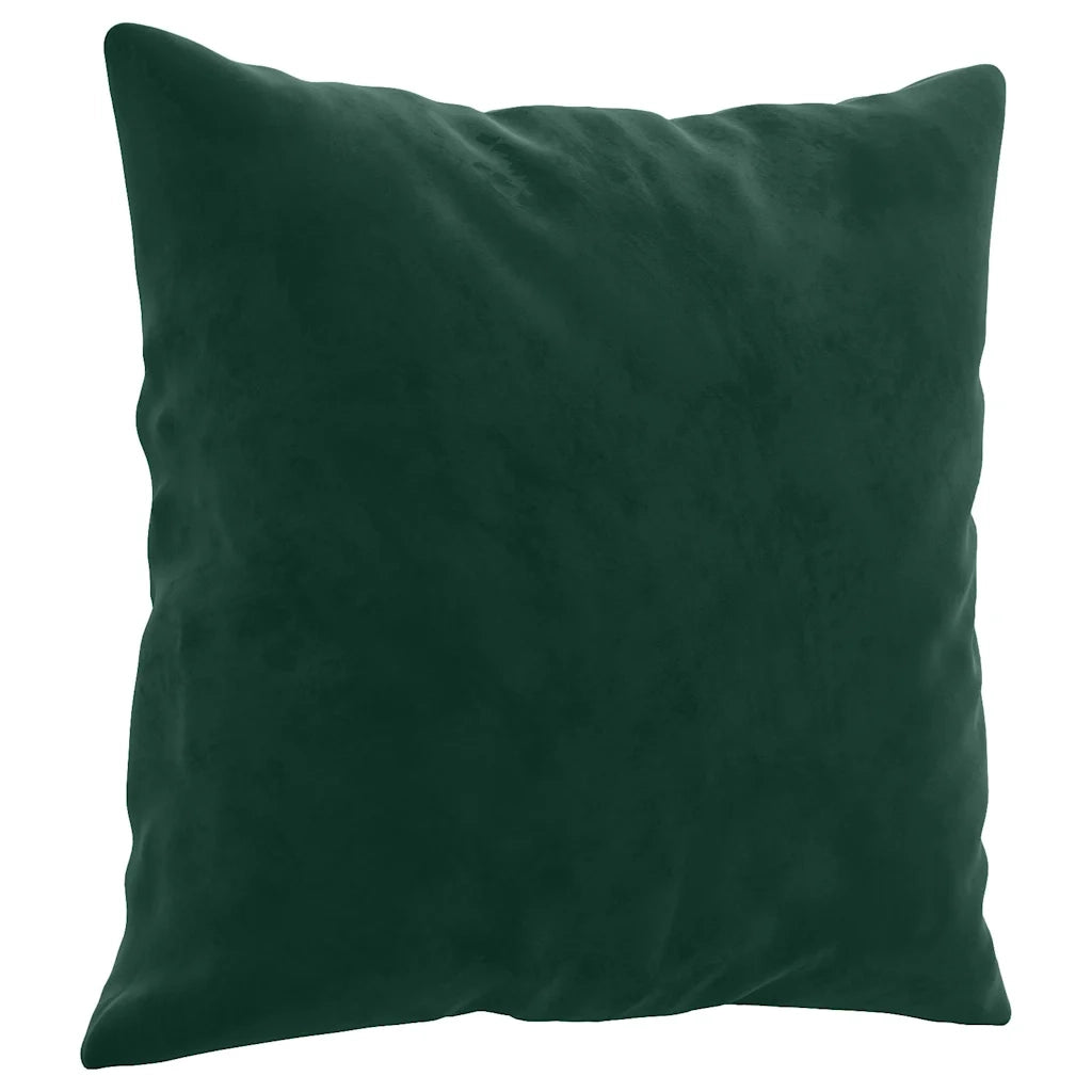 Set di Divani 3 pz con Cuscini Verde Scuro in Velluto 3202192