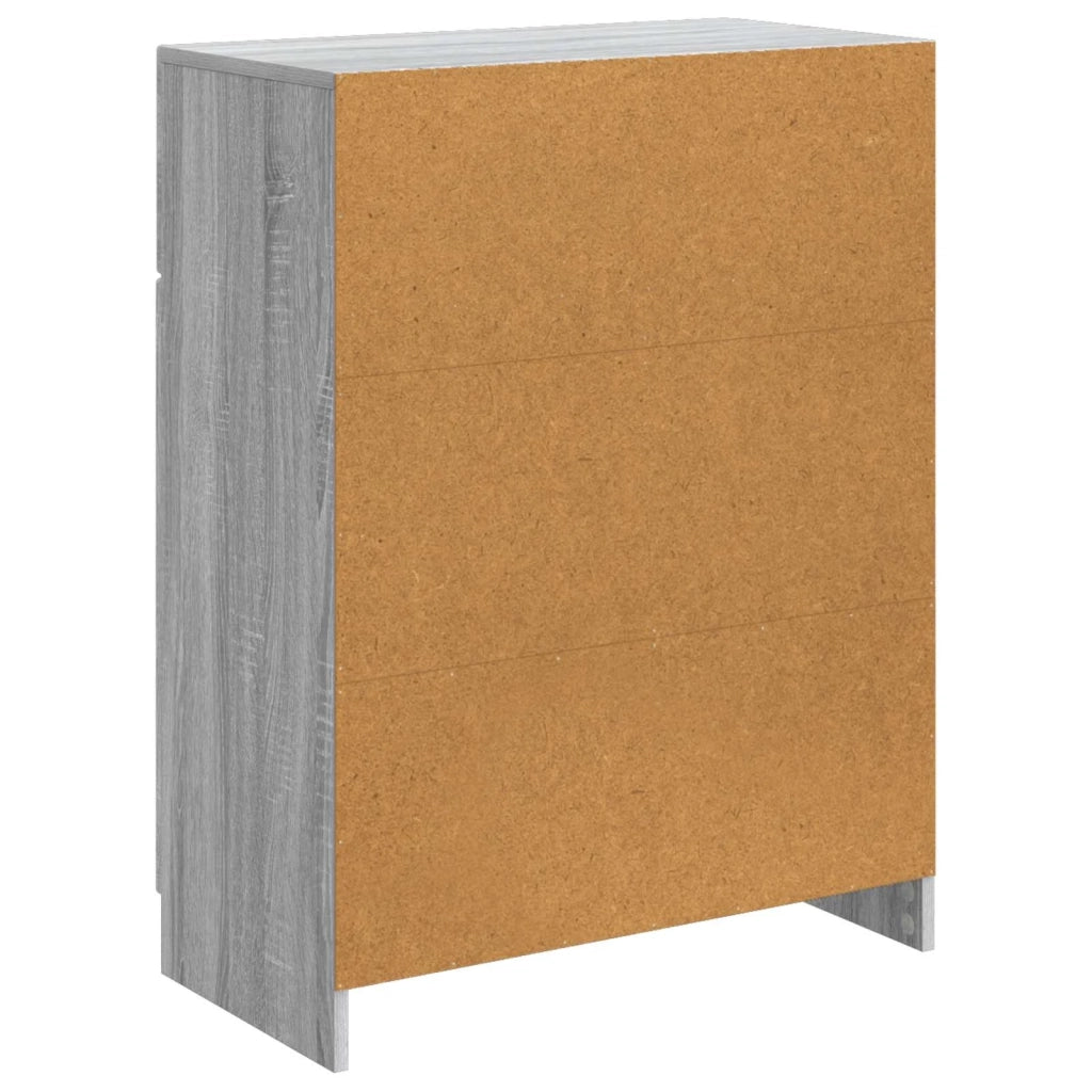 Credenza Grigio Sonoma 66 x 34,5 x 87 cm Legno ingegnerizzato 895791