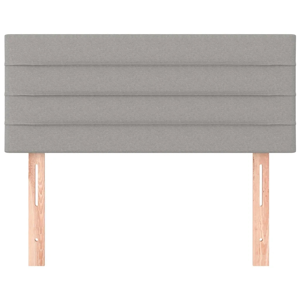 Testiera | Testata Grigio Chiaro 90x5x78/88 cm in Tessuto