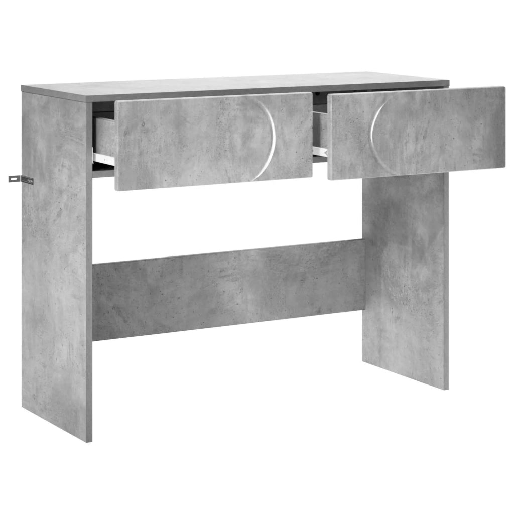Tavolo consolle Grigio Cemento 96,5 x 38 x 75 cm 8011642