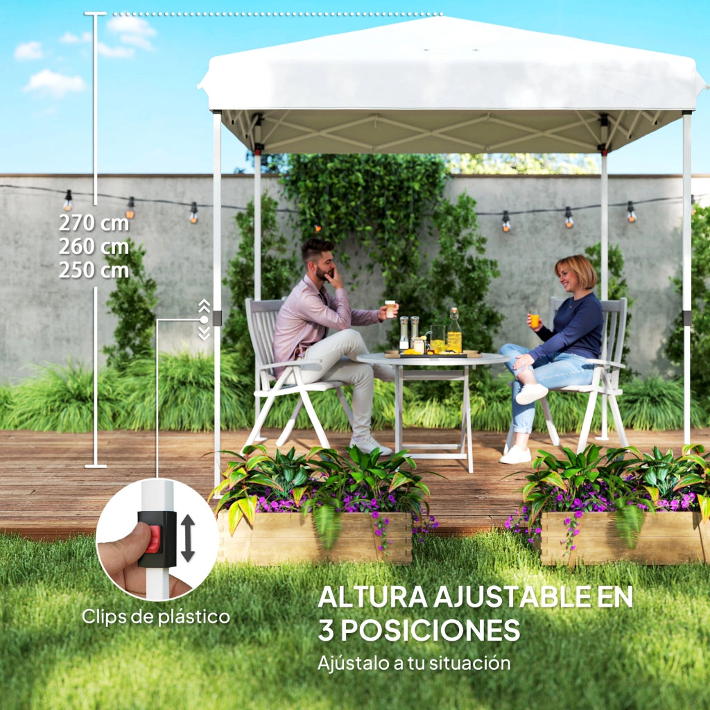 Carpa Plegable Pop-up ¨C zephmum ¨C 2.5x2.5 m Bianco
