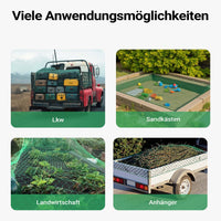 Rete ferma carico per trasporto su rimorchio 5 x 3 m maglie 45x45 mm Rete di sicurezza