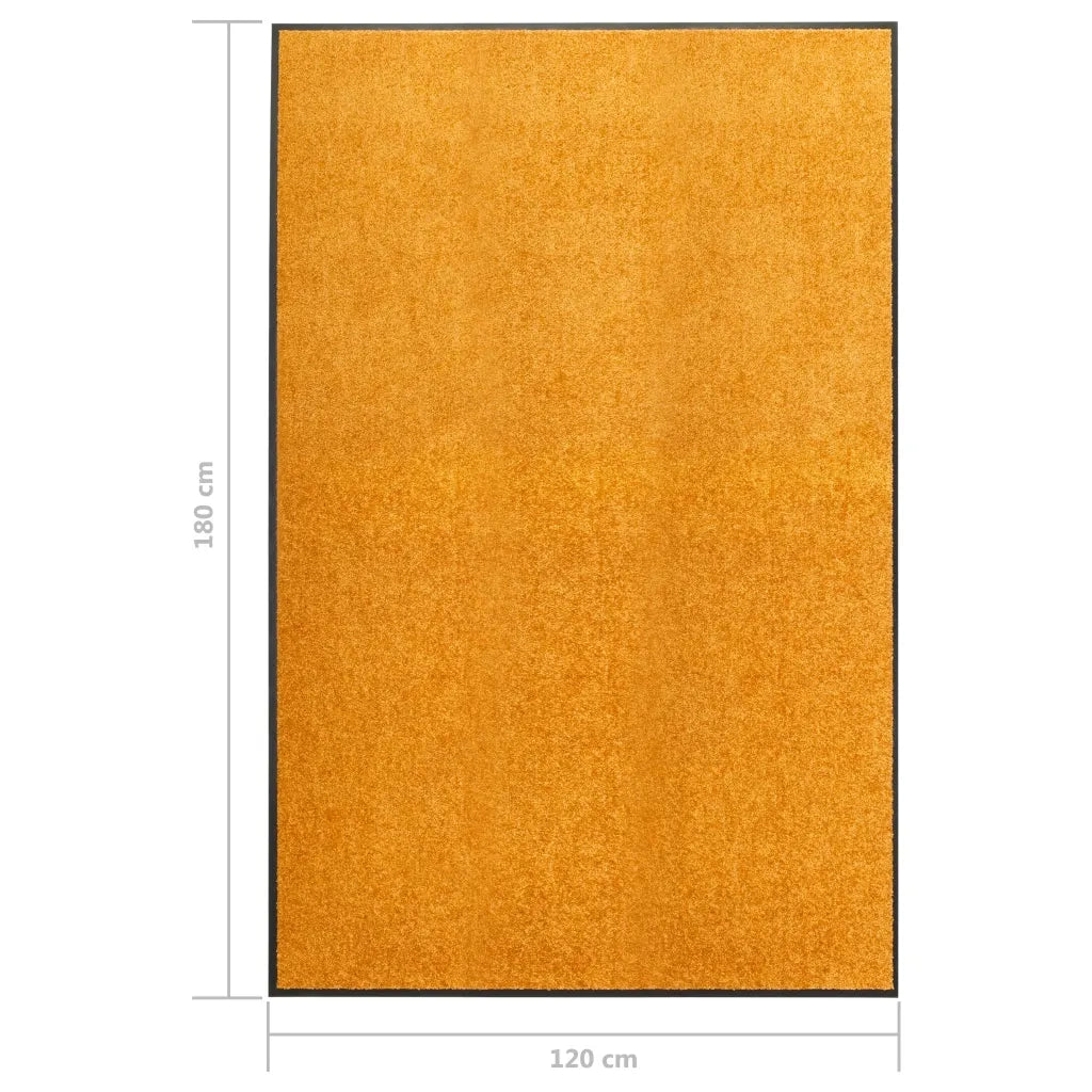 Zerbino | Tappetino Lavabile Arancione 120x180 cm