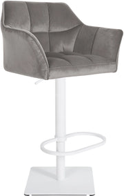 Sgabello bar Damaso W velluto 1
