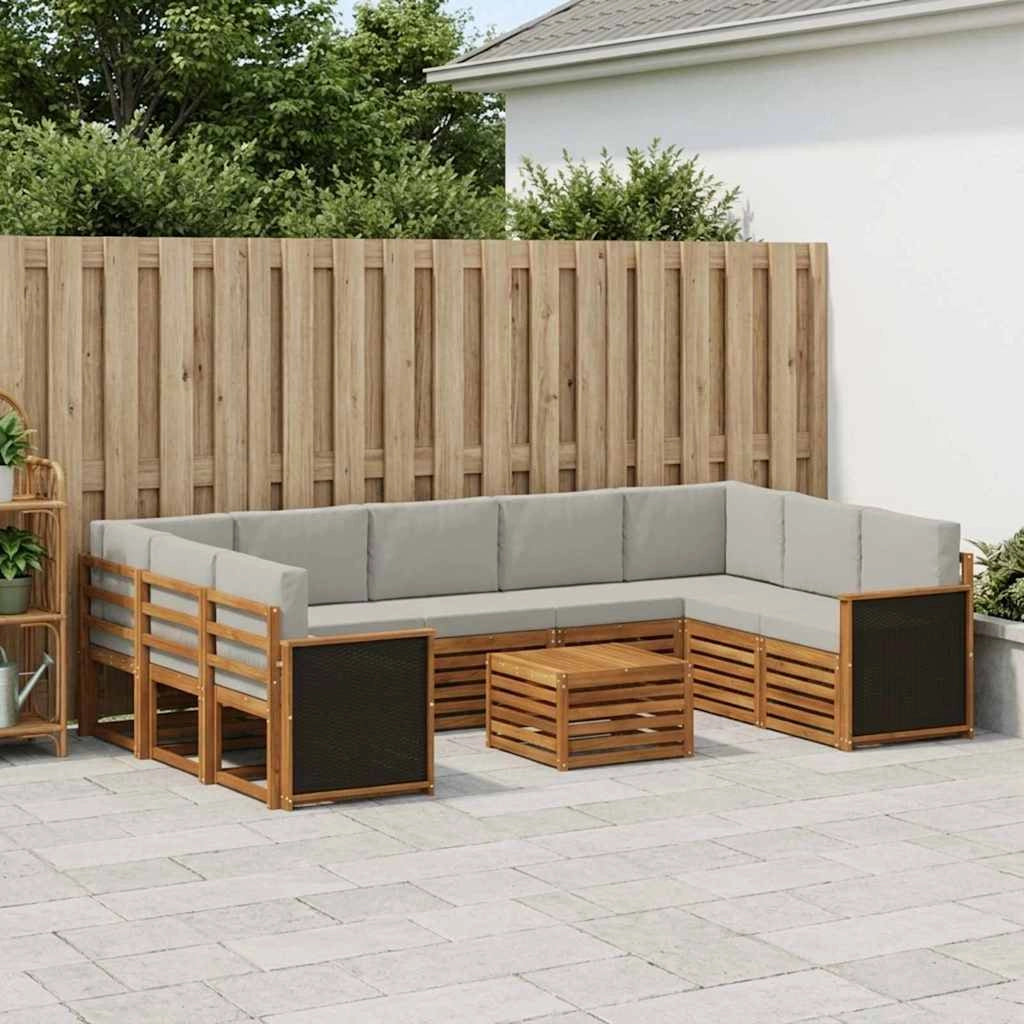 Set divani Legno di Acacia Massello 3384852