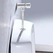 Sistema di scarico duraturo per toilette a doppio flusso - Chiaro - Manuale - Chiaro - Accessorio da bagno con funzione pressione e flusso