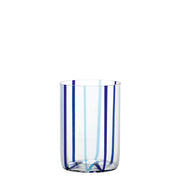 Bicchiere Tirache Zafferano in vetro borosilicato bicolore Acquamarina-blu box 6 pezzi