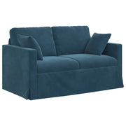 Divano | Divano da soggiorno | Sofa Blu 138 x 78 x 80 cm Velluto