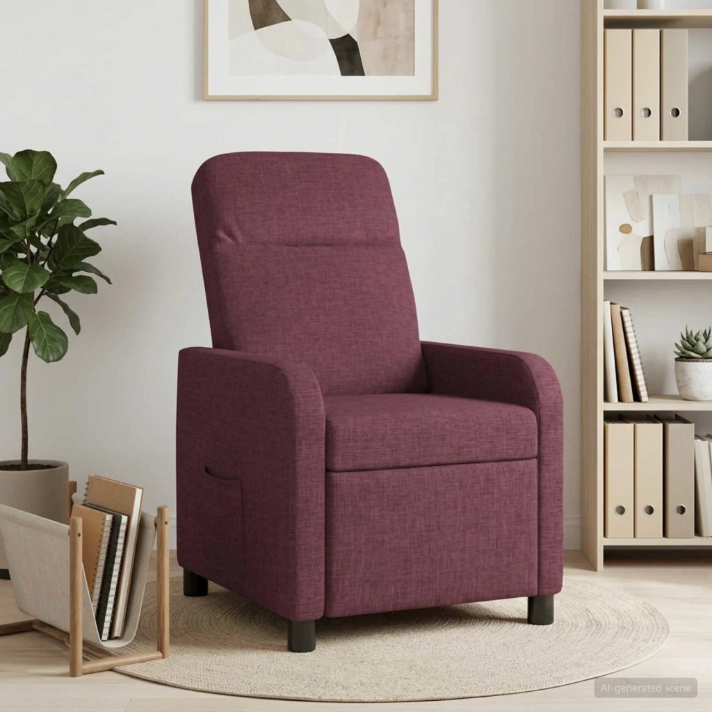 Divano Sedia-Poltrona reclinabile Viola Tessuto 872361