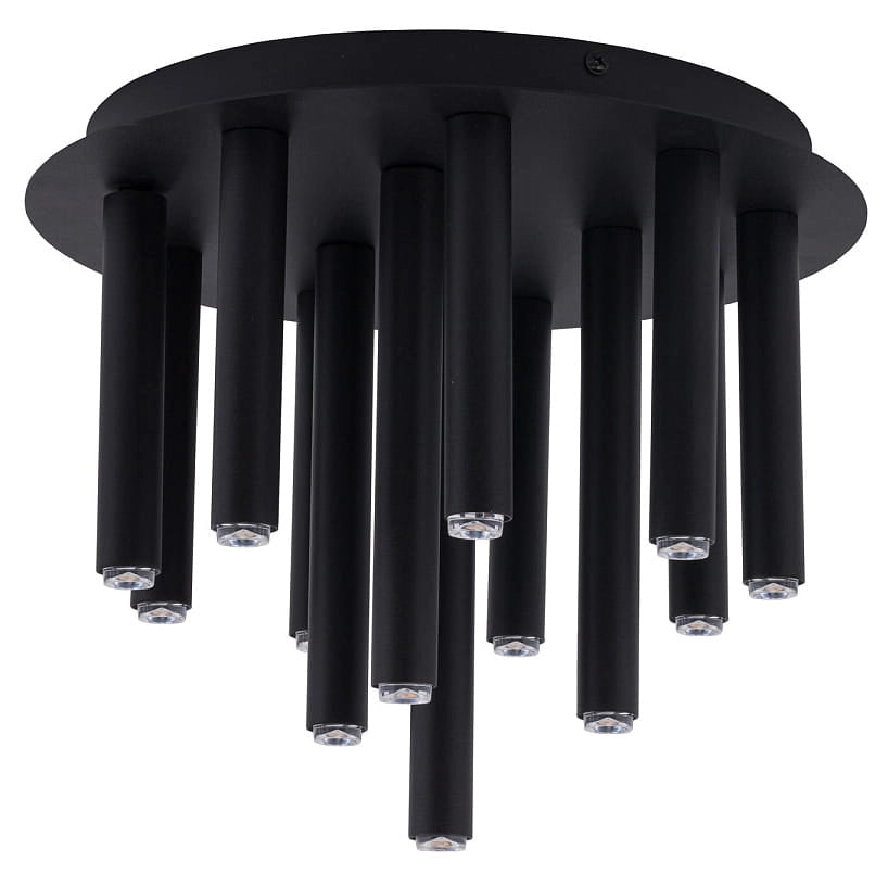 Plafoniera Nowodvorski Stalactite nera 34cm 13xG9 LED