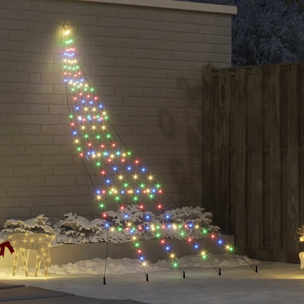 Albero di Natale LED con picchetti per il terreno 306 cm 42018743