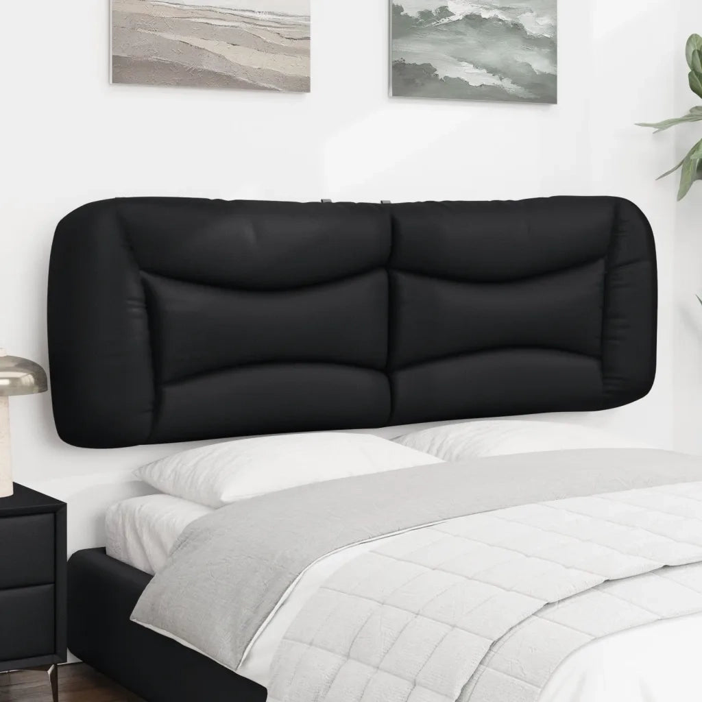 Cuscino Testiera Hvar Nero 152 cm in Similpelle 374631
