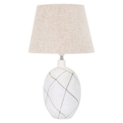 Baha, Lampada da Tavolo Necessaria 1 Lampadina, Bianco