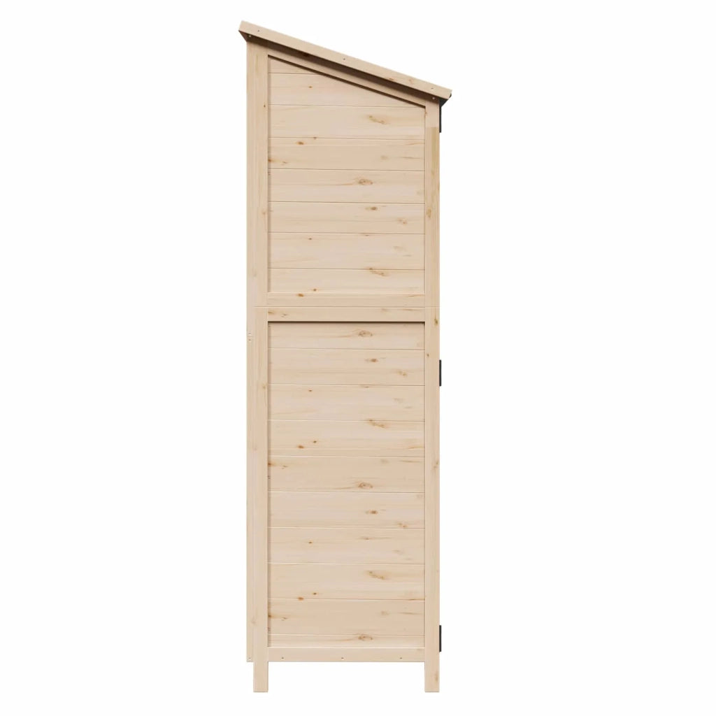 Capanno da Giardino Naturale 59,5 x 56 x 176,5 cm