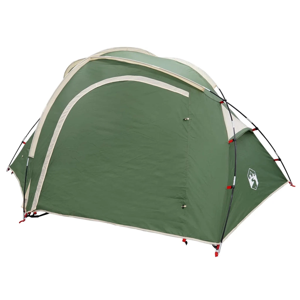 Tenda da trekking con telo impermeabile 3 persona Verde 42042218