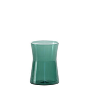 Zafferano Set 4 Bicchieri Tumbler Collezione Classy in Vetro Borosilicato Soffiato a Mano Colore Verde Lago per Servizi da Tavola Eleganti e Moderni