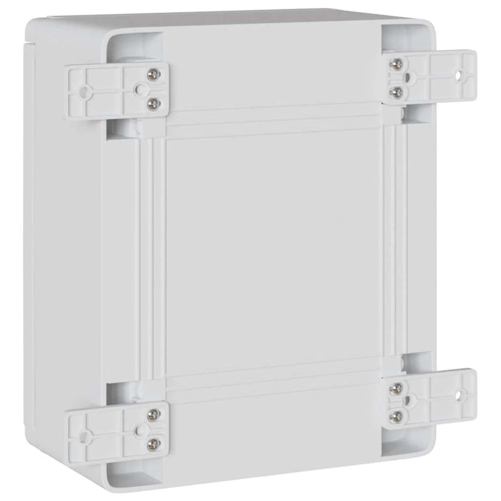 Armadio elettrico multiuso moderno 47 x 20 x 60 cm per uso interno/esterno plastica grigia 02_0058193
