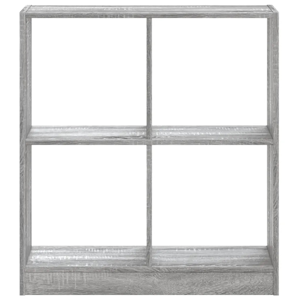 Libreria Grigio Sonoma 68,5x32x75 cm in Legno Multistrato 852812