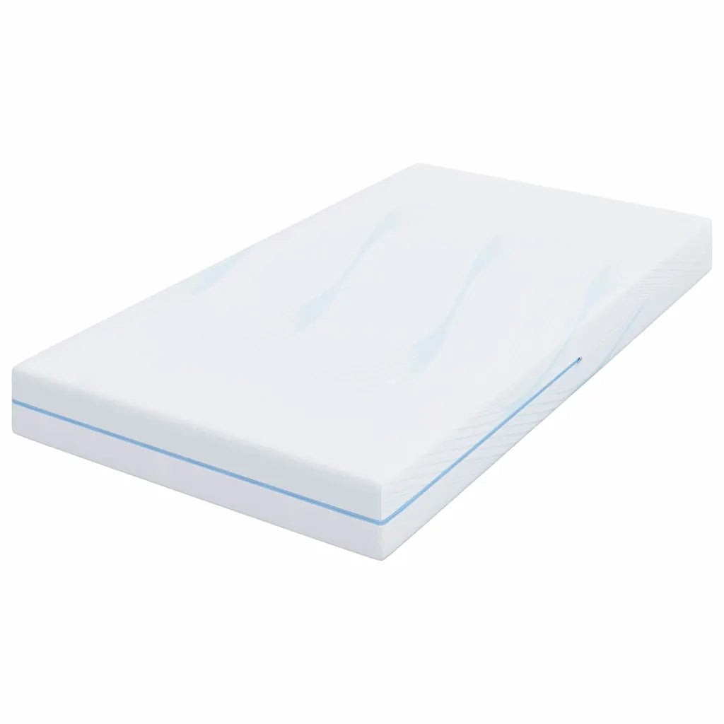 vidaXL Materasso Bianco 90 x 190 cm Schiuma