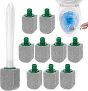 Puimstone per WC - 10 pezzi di puimstone per toilette - Sostituibile - Bastone di puimstone - Rimuovibile calcinazione - con manico