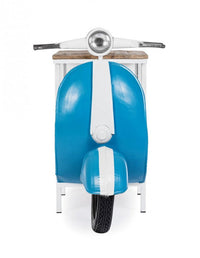 Consolle Bar 104x94x65h cm Scooter Retrò Blu