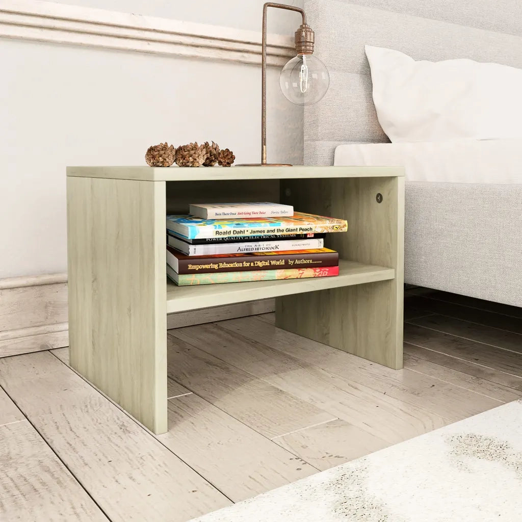 Set di 2 Comodini | Armadio da Notte | Mobiletto da notte Rovere Sonoma 40x30x30 cm in Legno Multistrato