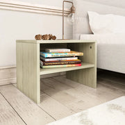 Set di 2 Comodini | Armadio da Notte | Mobiletto da notte Rovere Sonoma 40x30x30 cm in Legno Multistrato