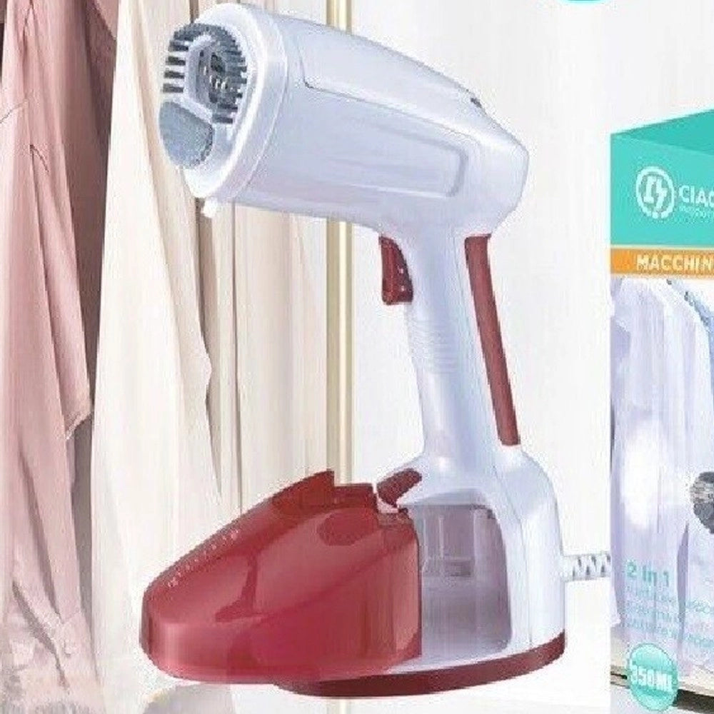 Trade Shop - Ferro Da Stiro Verticale 1400 Watt Rimuovi Pieghe Vestiti Vapore 350ml Tx-8252 -