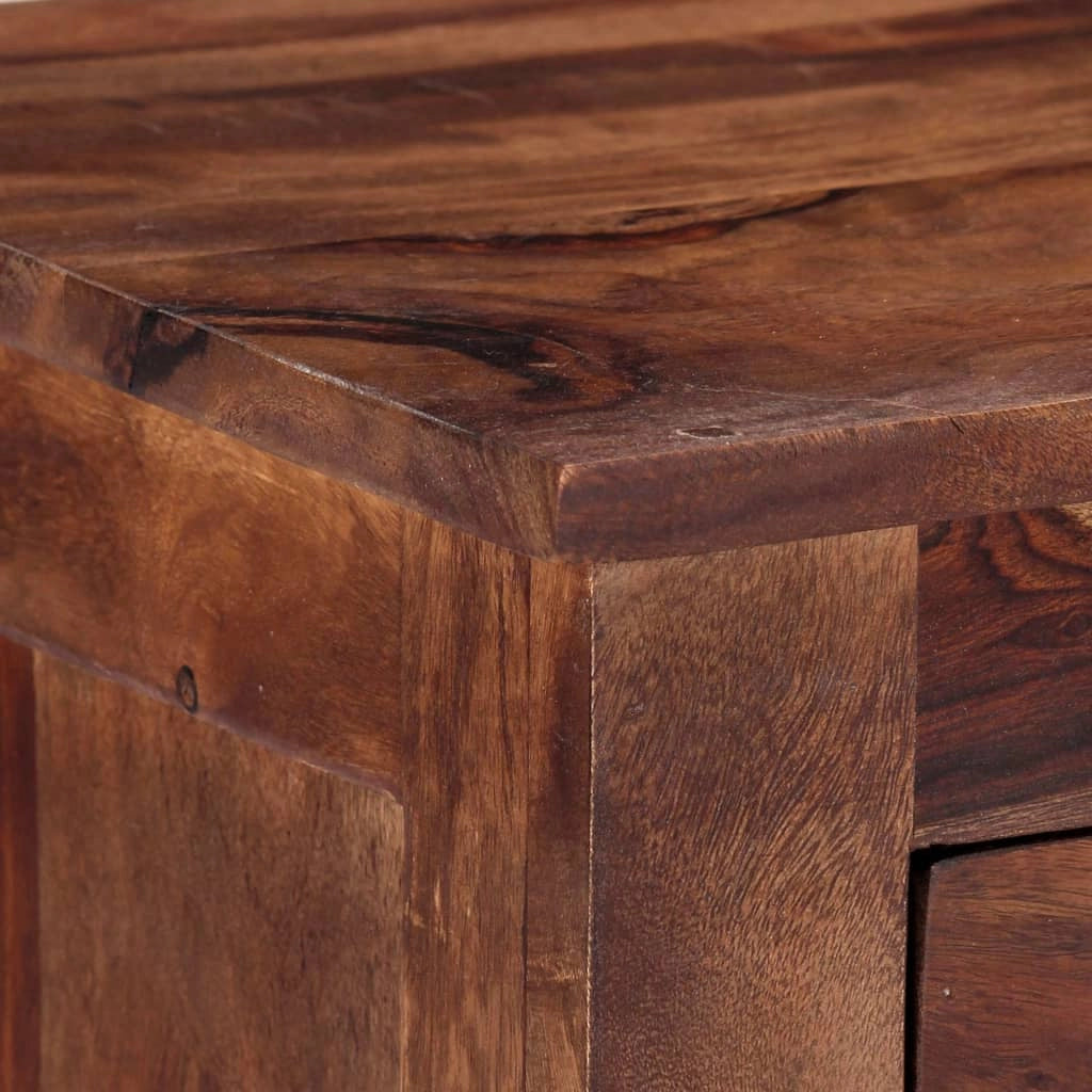 Pratico mobile porta TV/credenza di design 110 cm legno massello di sheesham 2502278