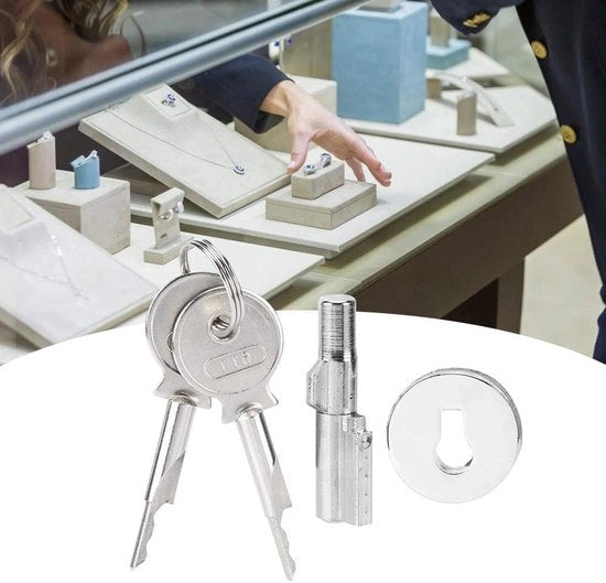 Mostrino in Vetro con Chiusura - Adatto per Vetro di 4-6mm di Spessore.