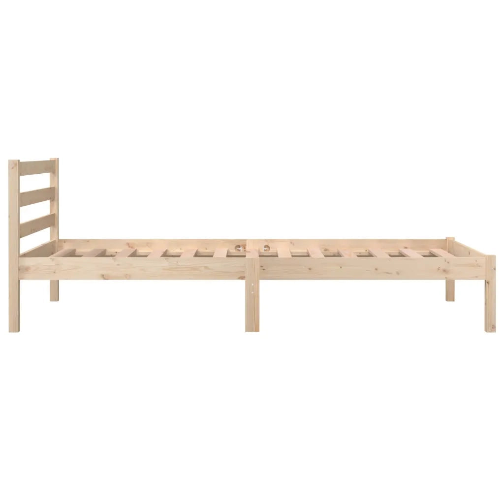 Giroletto-Struttura Letto in Legno Massello di Pino 90x190 cm Single 835347