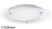 Plafoniera incasso tonda 52cm LED 22W 4000K bianca