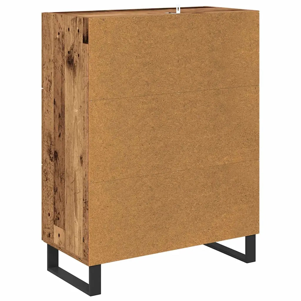 Credenza con Cassetto-Buffet-Armadio da cucina Legno vecchio 69,5 x 34 x 90 cm 822569