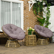 Set Bistrot 3 Pezzi con Tavolino e 2 Sedie con Cuscini ¨C Xylo ¨C Giallo, Balcone e Terrazza