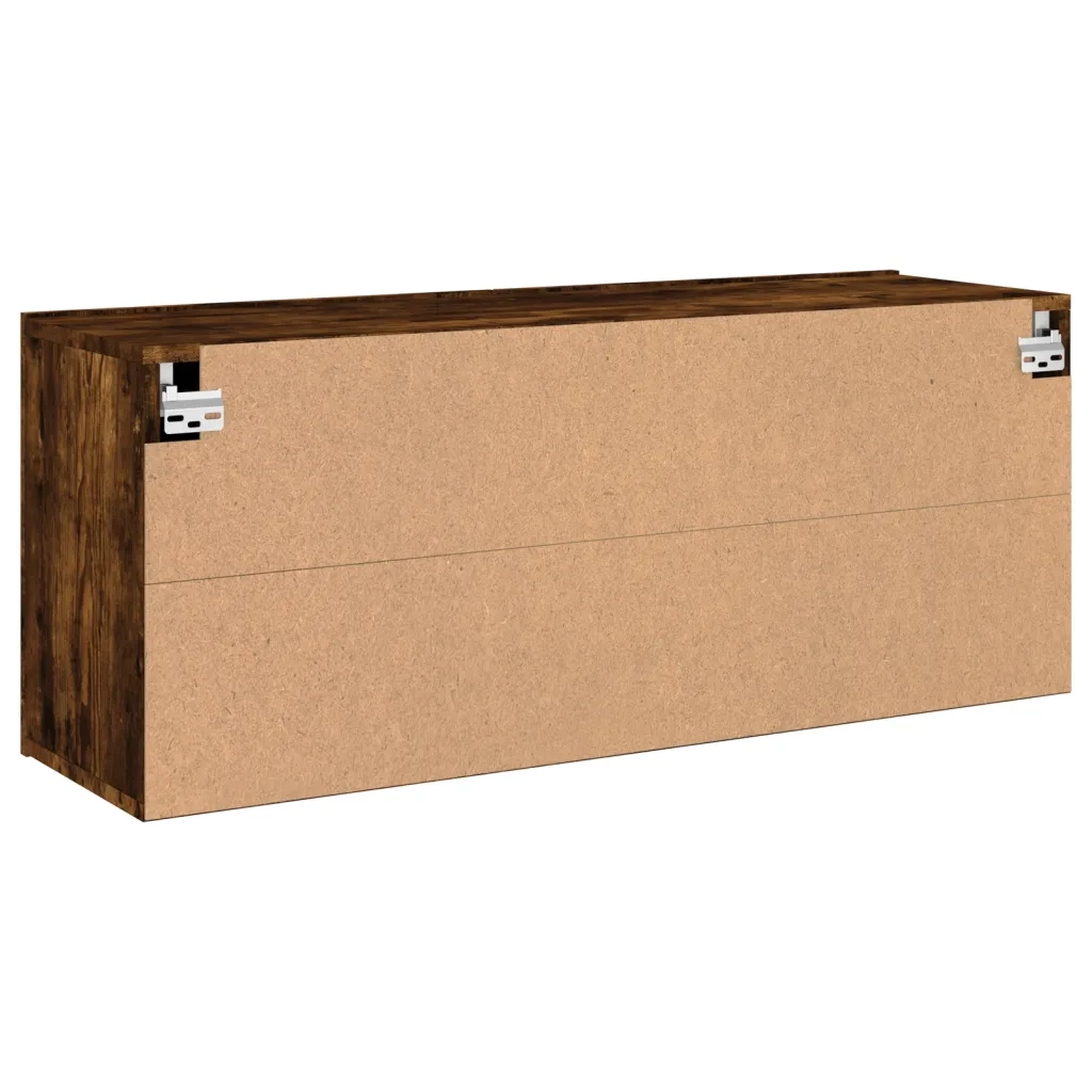 Mobile TV a Parete Rovere Fumo 100x30x41 cm 836970