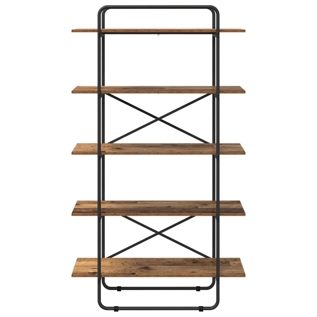 Libreria 5 livelli 100 x 35 x 175,5 cm PB Legno di quercia 8007784