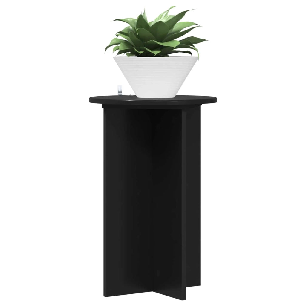 Supporto per piante 2 pcs Nero Ø40 x 60 cm Legno ingegnerizzato