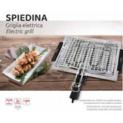 BISTECCHIERA Grill BARBECUE PIASTRA ELETTRICA 1600 WATT MELCHIONI FAMILY 24x36 - Melchioni