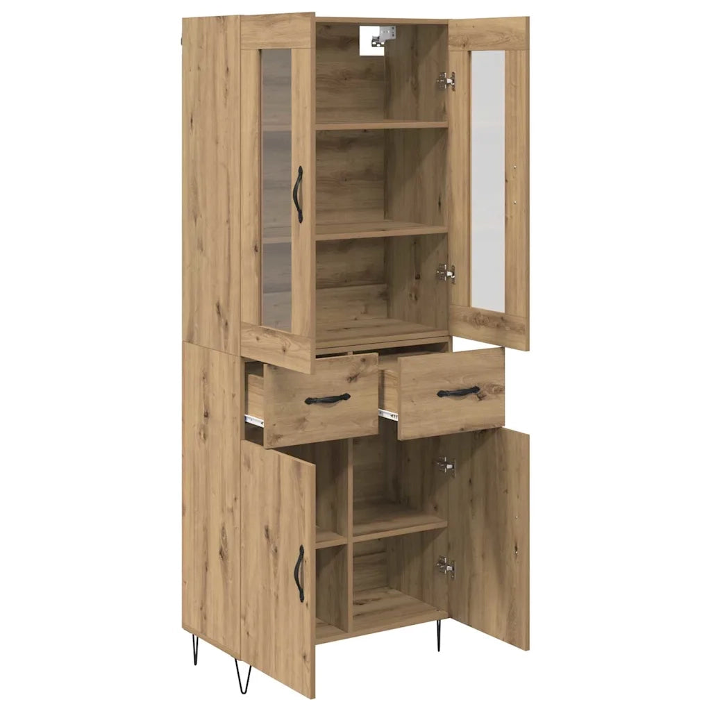 Credenza Rovere artigianale 69,5 x 34 x 90 cm Legno multistrato