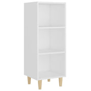 Credenza | Madia | Buffet da pranzo | Armadio da pranzo Bianca 34,5x32,5x90 cm in Legno Multistrato