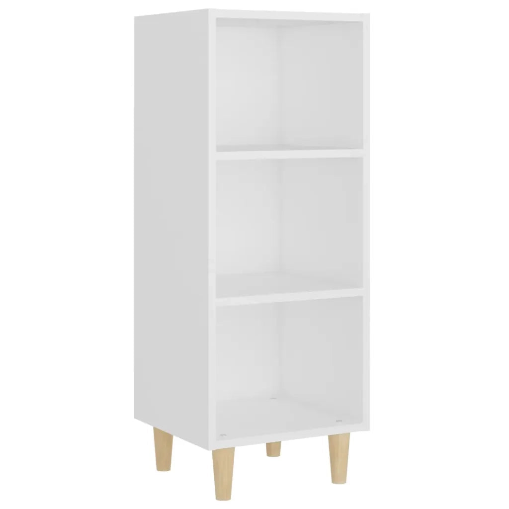 Credenza | Madia | Buffet da pranzo | Armadio da pranzo Bianca 34,5x32,5x90 cm in Legno Multistrato