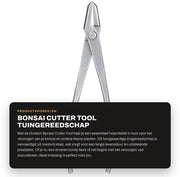 Taglierino per bonsai - 210 mm - Rasoio per piante - Alta intensità - Taglierino portatile - Acciaio inox - Per piante succulente