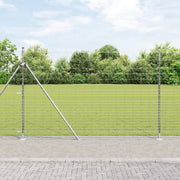 Recinto per Campo  1.6x25 m Acciaio Zincato