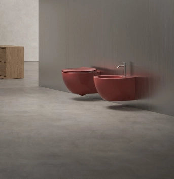 Bidet sospeso - Planeta - Hatria Colori Hatria Sanitari: Terre di Siena lucido