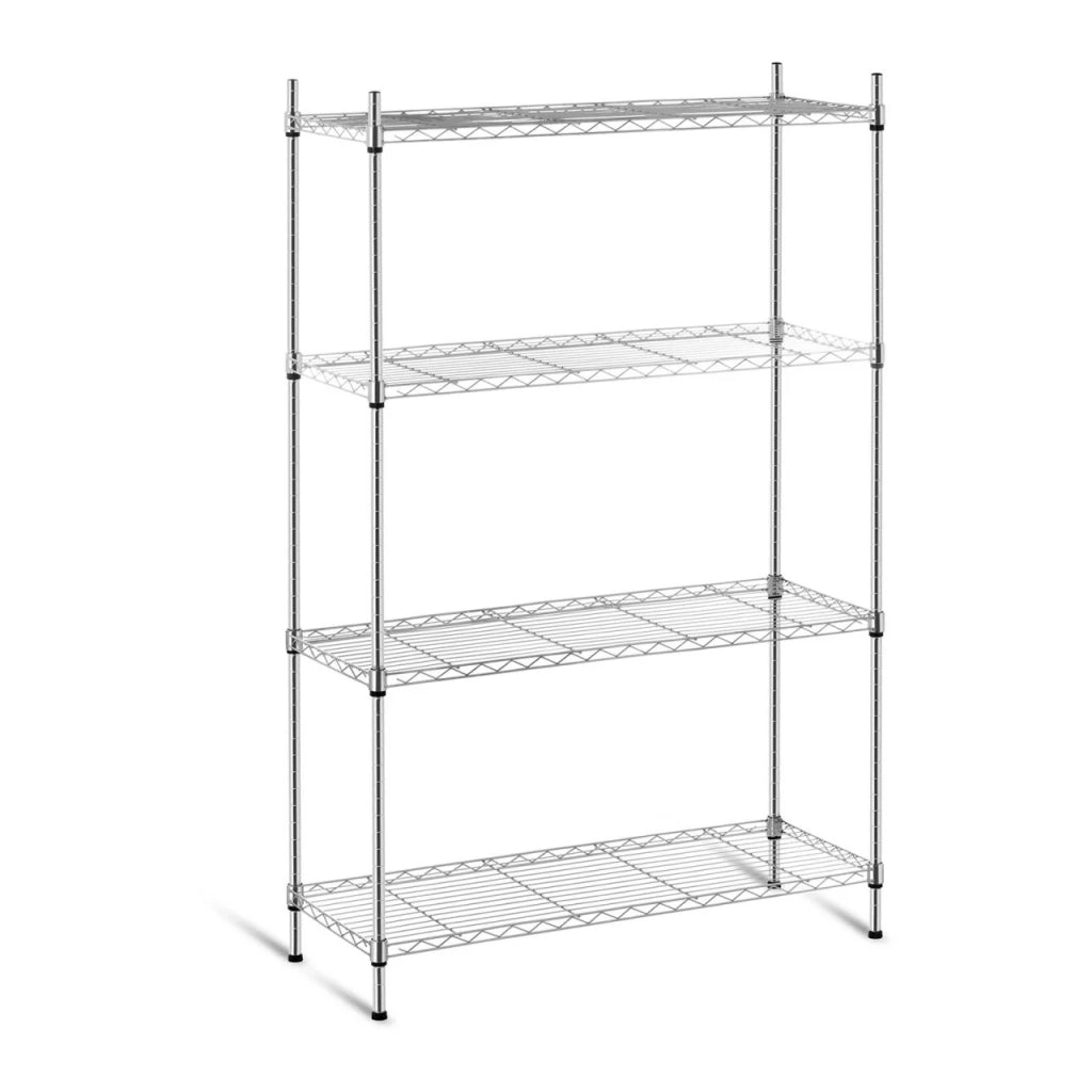 Scaffale professionale in metallo cromato - 35 x 90 x 137 cm - 120 kg 14_0001534